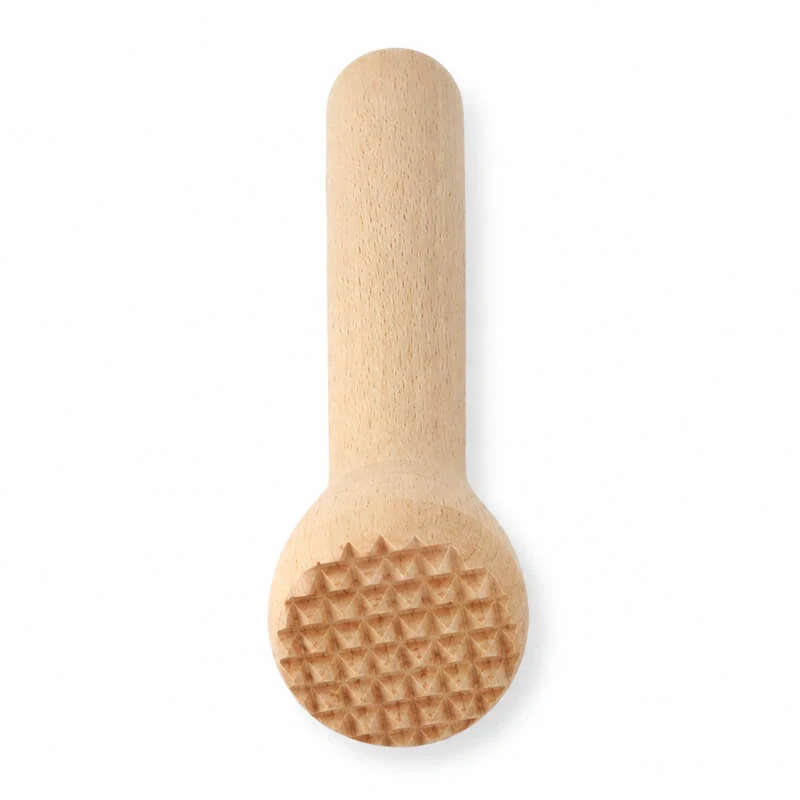 Drevený drvič na cesnak a bylinky 22 cm