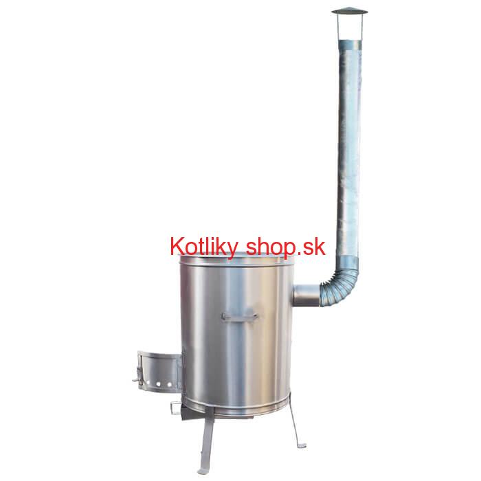 Nerezová kotlina 45 cm – Lux