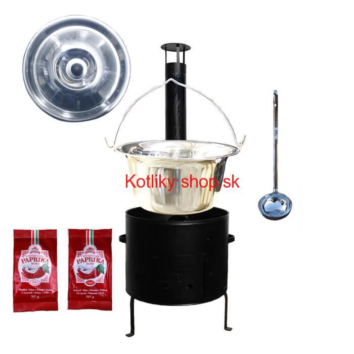 Kotlíkový gulášový set 36 CLASSIC + 15 L antikorový kotlík (1,2 mm)