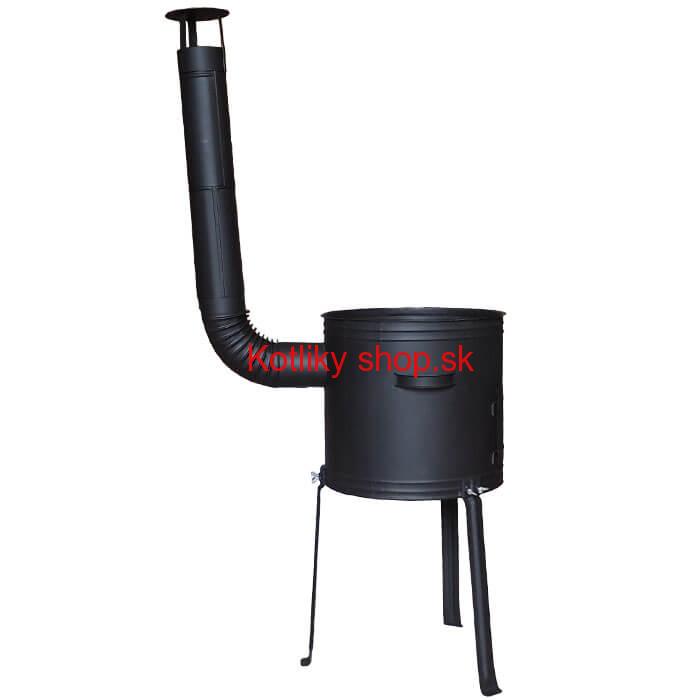 Kotlina 42 cm, vysoká + žiaruvzdorná farba Plus 700