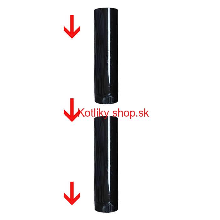 Rúra na dymovod CLASSIC 45 cm x 11,8 cm
