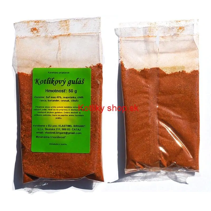 Smaltovaný kastról s pokrievkou 2 L červený + pikantná zmes korenia 50 g Kotlíkový guláš