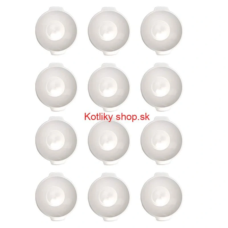 Sada 12 ks: Plastová miska na fajnový kotlíkový guláš a polievky – 500 ml