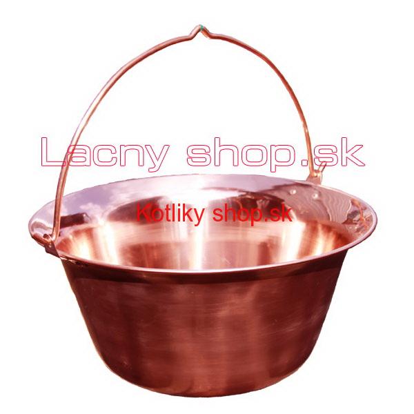 Medený kotlík 30 L + antikórová naberačka
