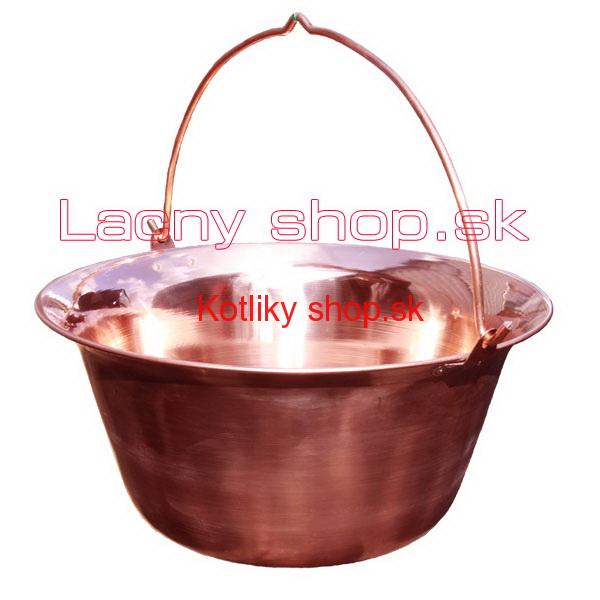 Medený kotlík 30 L + antikórová naberačka