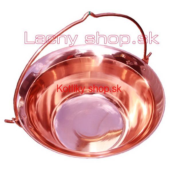 Medený kotlík 30 L + antikórová naberačka